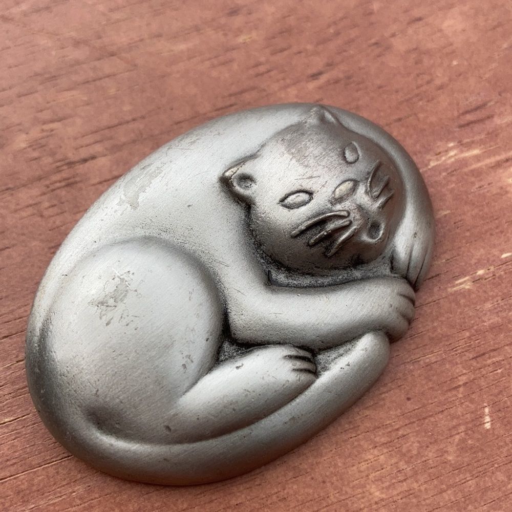 TWO!! JJ Signed cat brooches - Picture 5 of 8